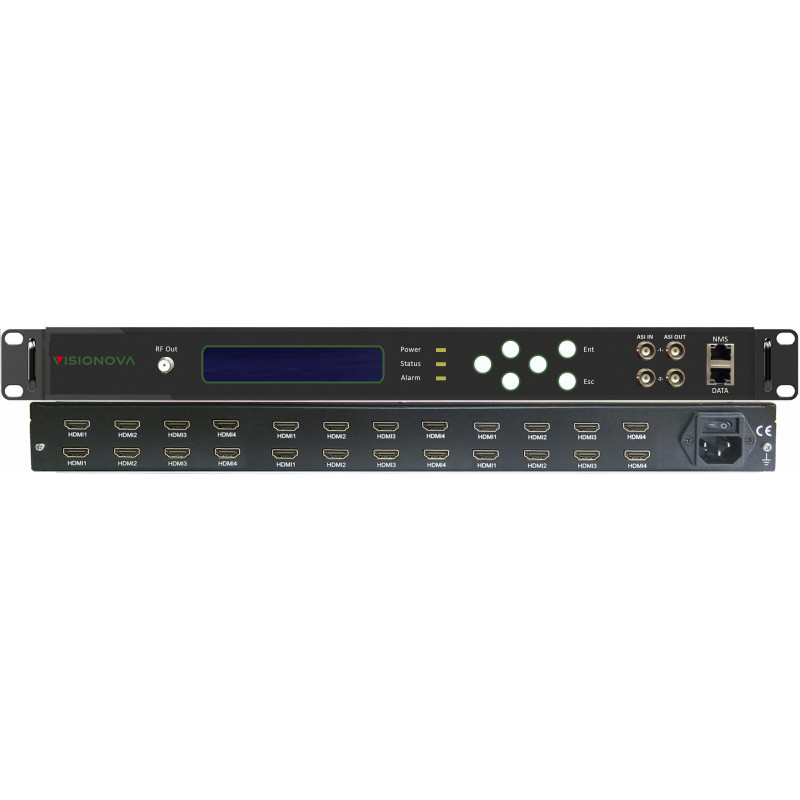 Multi Channel HDMI Encoder Modulator (8 carrier RF output)