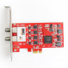 DVB-T2/T/C Quad TV Tuner PCIe Card, TBS, TBS6205